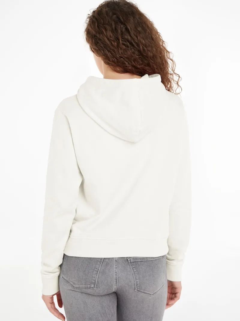 Tommy Hilfiger Pullover & Sweatshirts*REG FROSTED CORP LOGO HOODIE ecru
