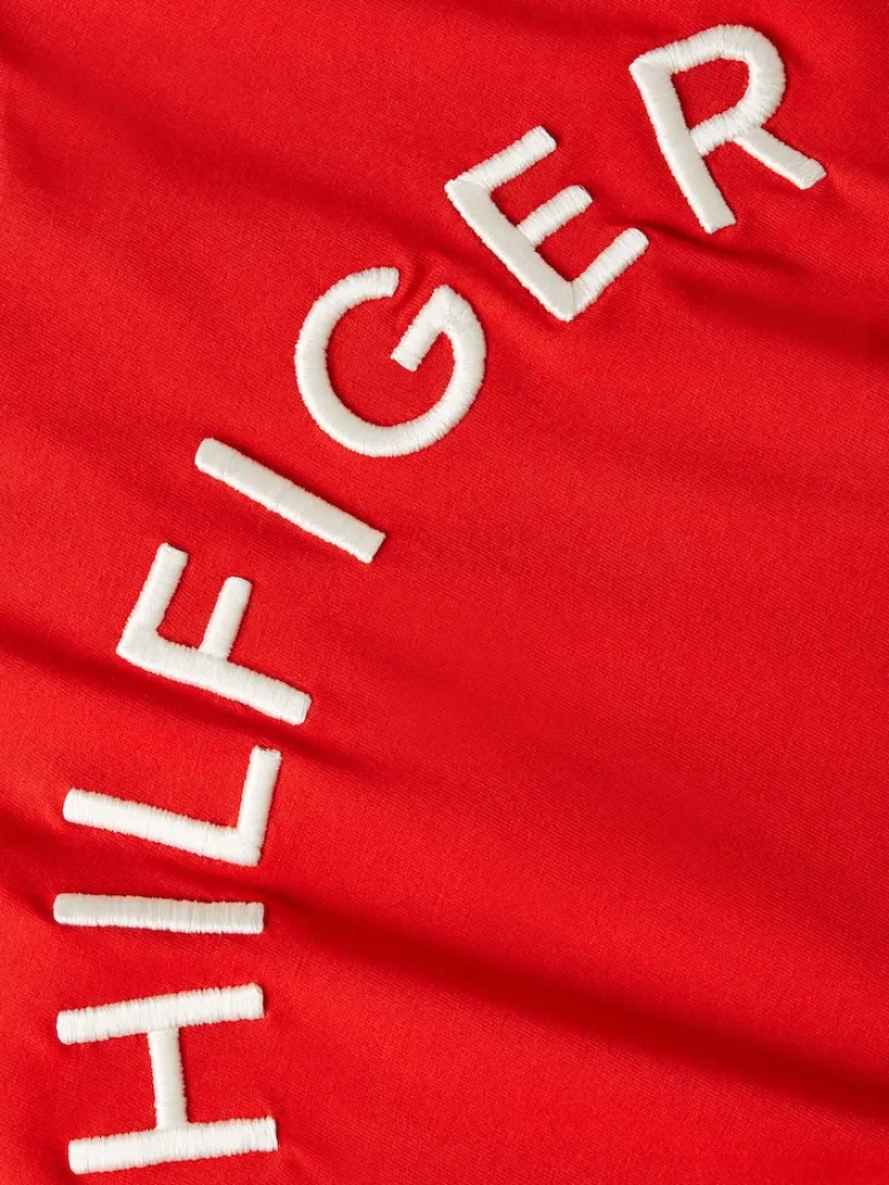 Tommy Hilfiger Shirts*REG HILFIGER VARSITY EMB C-NK SS fireworks