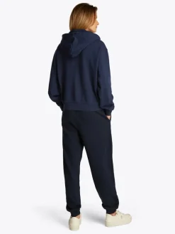 Tommy Hilfiger Pullover & Sweatshirts*REG SCRIPT ZIP HOODIE dark night navy