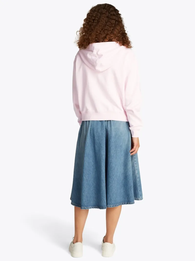 Tommy Hilfiger Pullover & Sweatshirts*REG SCRIPT ZIP HOODIE light pink