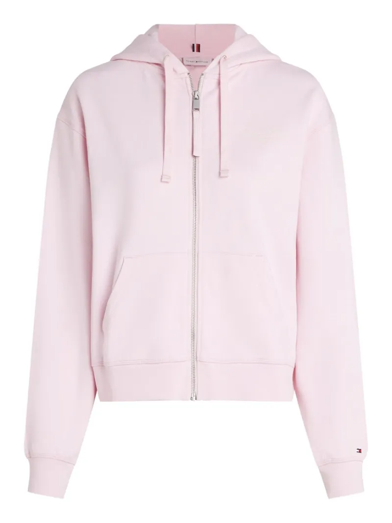 Tommy Hilfiger Pullover & Sweatshirts*REG SCRIPT ZIP HOODIE light pink