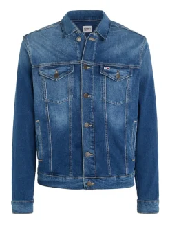 Tommy Jeans Jacken*REG TRUCKER JK WMBS wilson mid blue stretch