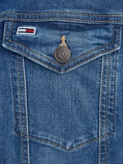 Tommy Jeans Jacken*REG TRUCKER JK WMBS wilson mid blue stretch