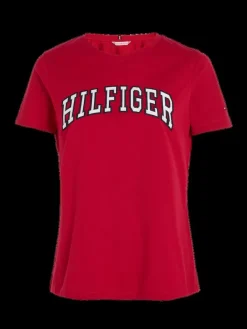 Tommy Hilfiger Shirts*REG VARSITY HILFIGER C-NK SS royal berry