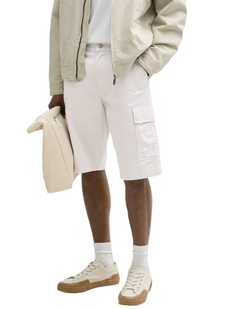 Tom Tailor Denim Shorts*Regular Cargo Shorts chalk grey