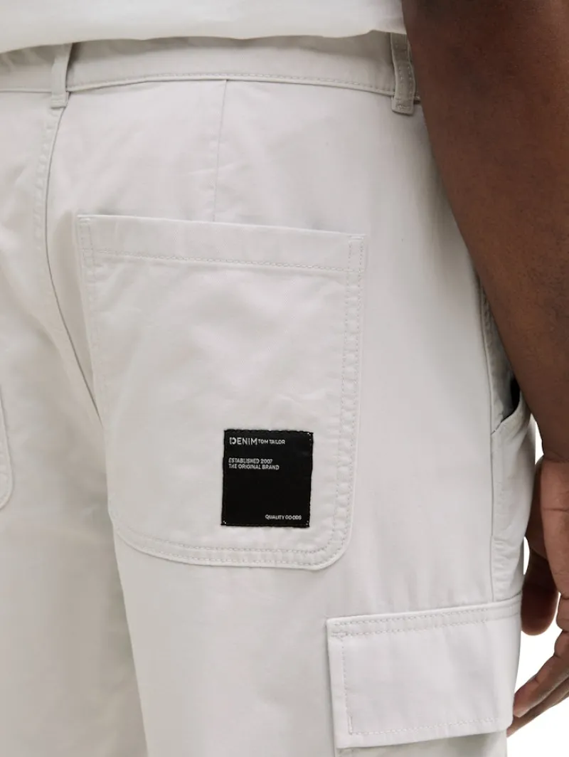 Tom Tailor Denim Shorts*Regular Cargo Shorts chalk grey