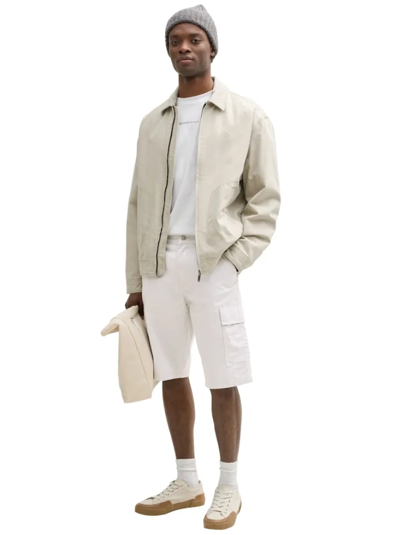 Tom Tailor Denim Shorts*Regular Cargo Shorts chalk grey