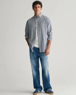Gant Hemden|Big Boys*Regular Fit Archive Oxford-Hemd mit Karomuster deep blue