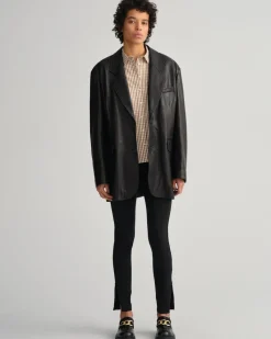 Gant Blusen*Regular Fit Broadcloth Bluse mit Vichy-Karo warm khaki