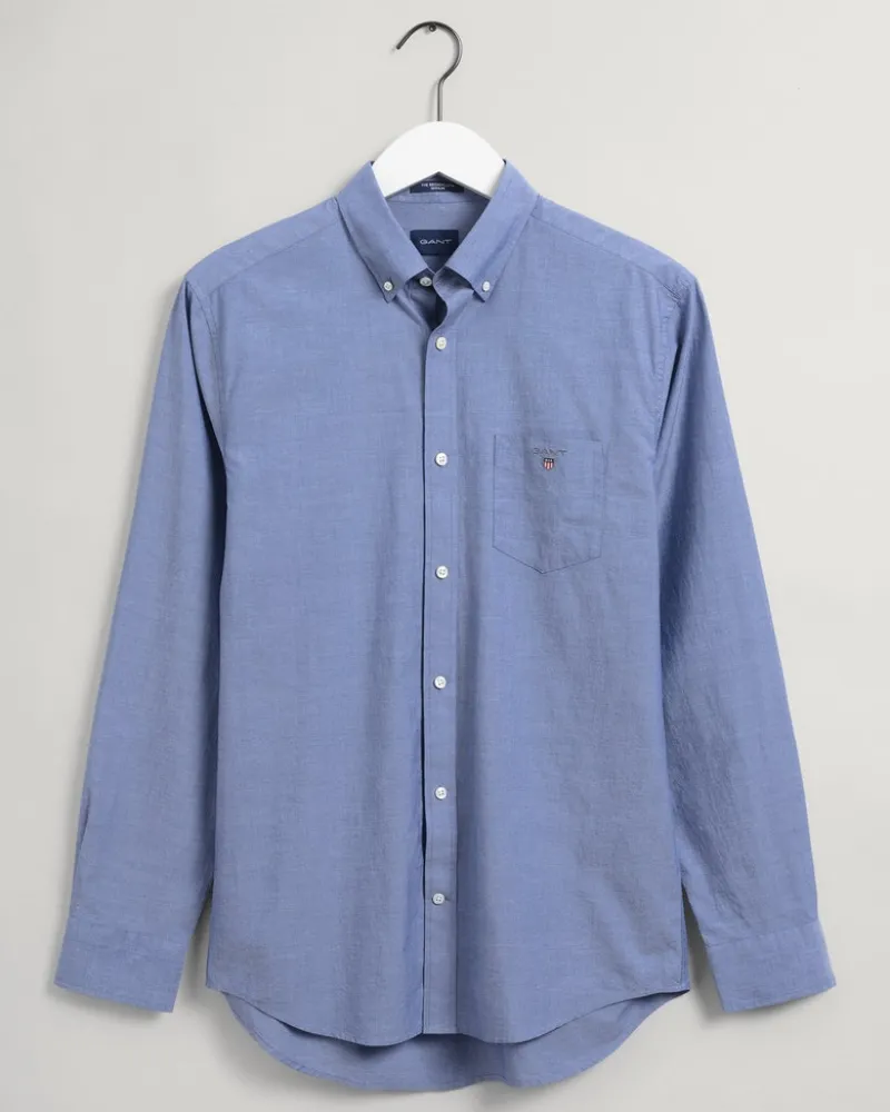 Gant Hemden|Big Boys*Regular Fit Broadcloth Hemd college blue