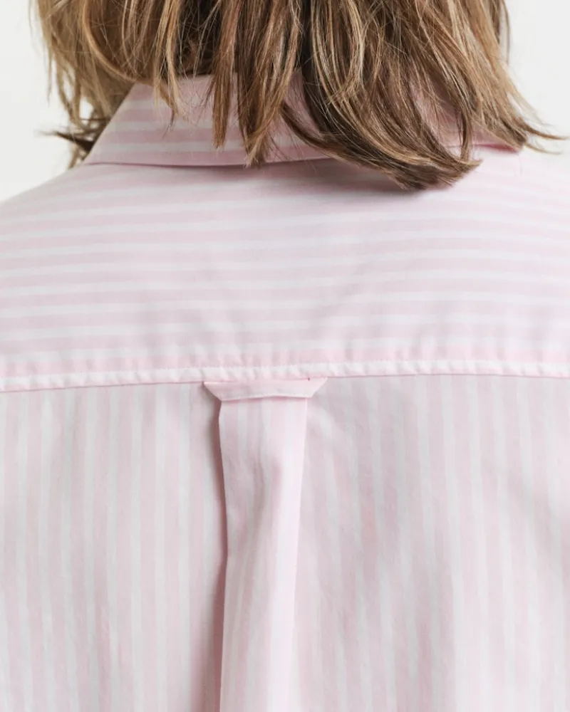 Gant Blusen*Regular Fit Classic Popeline Hemd mit Streifen light pink