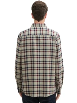 Tom Tailor Hemden|Big Boys*Regular Fit Hemd im Karomuster grass green purple check