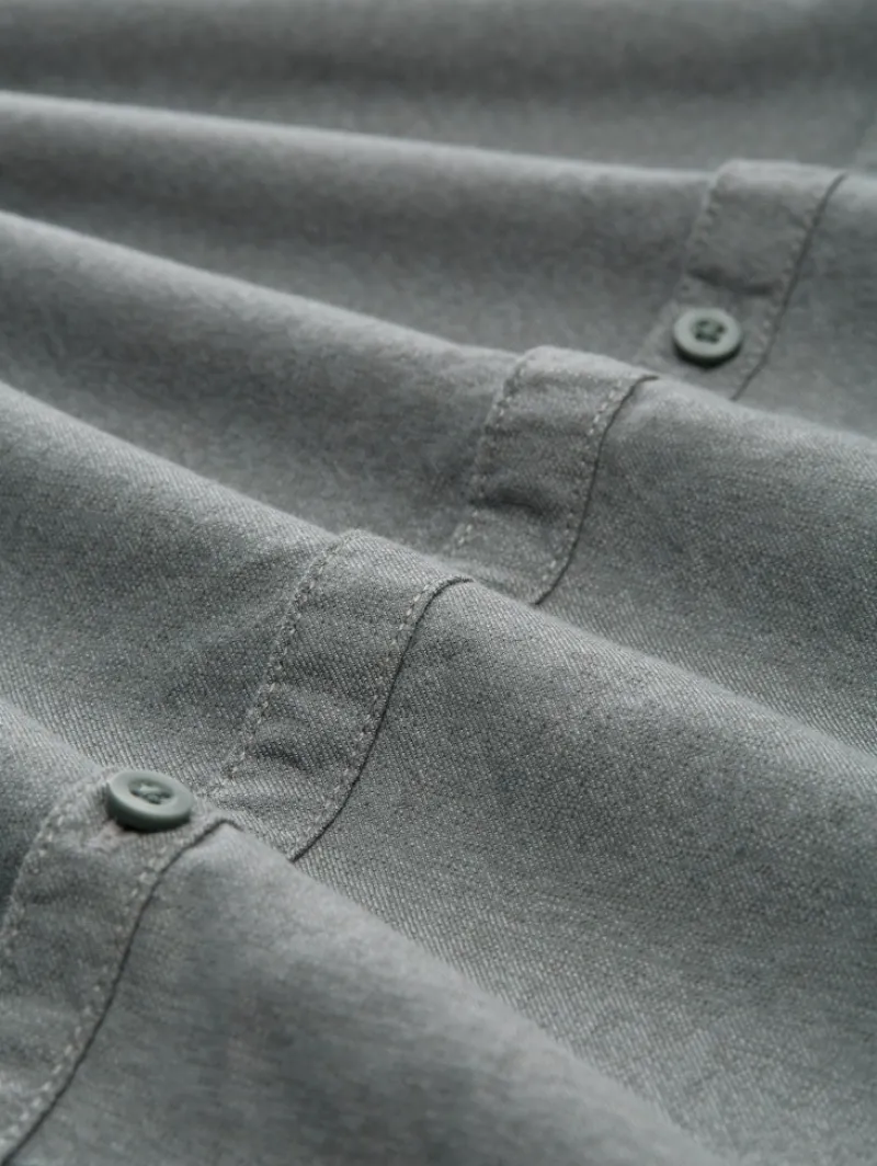 Tom Tailor Denim Hemden*Regular Fit Hemd mit Brusttasche jasper green fine structure