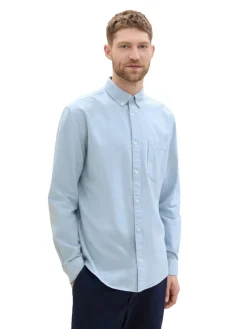 Tom Tailor Hemden|Big Boys*Regular Fit Hemd mit Brusttasche light blue chambray