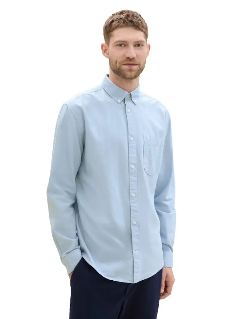 Tom Tailor Hemden|Big Boys*Regular Fit Hemd mit Brusttasche light blue chambray