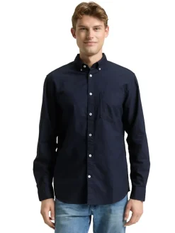 Tom Tailor Hemden|Big Boys*Regular Fit Hemd mit Brusttasche navy