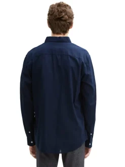 Tom Tailor Hemden|Big Boys*Regular Fit Hemd mit Logo-Stickerei sky captain blue
