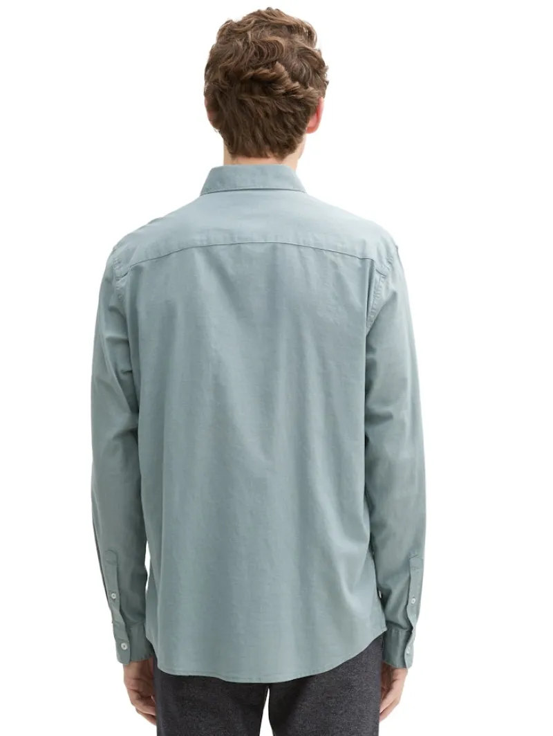 Tom Tailor Hemden|Big Boys*Regular Fit Hemd mit Logo-Stickerei grey mint