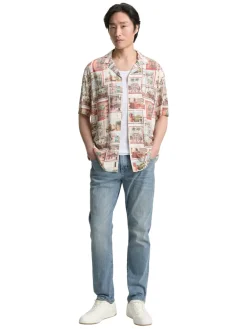 Tom Tailor Hemden|Big Boys*Regular Fit Kurzarmhemd im Hawaii-Look multi color photo design