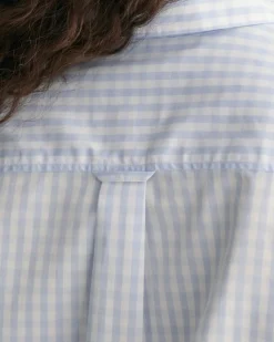 Gant Blusen*Regular Fit Popeline Bluse mit Vichy-Karo Light Blue