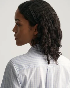 Gant Blusen*Regular Fit Popeline Bluse mit Vichy-Karo Light Blue