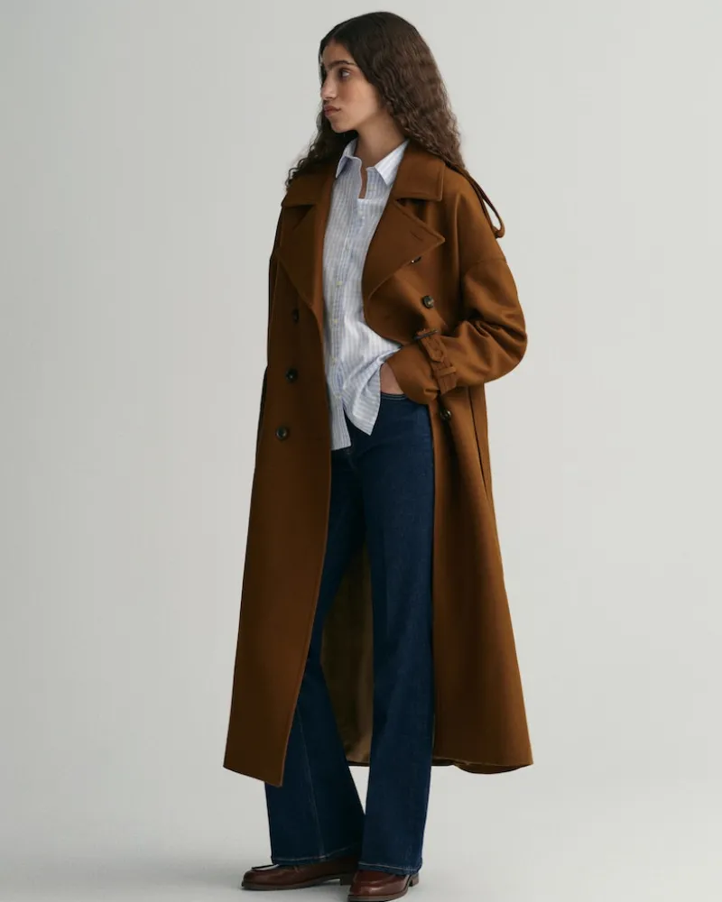 Gant Blusen*Regular Fit Popeline Bluse mit Vichy-Karo Light Blue