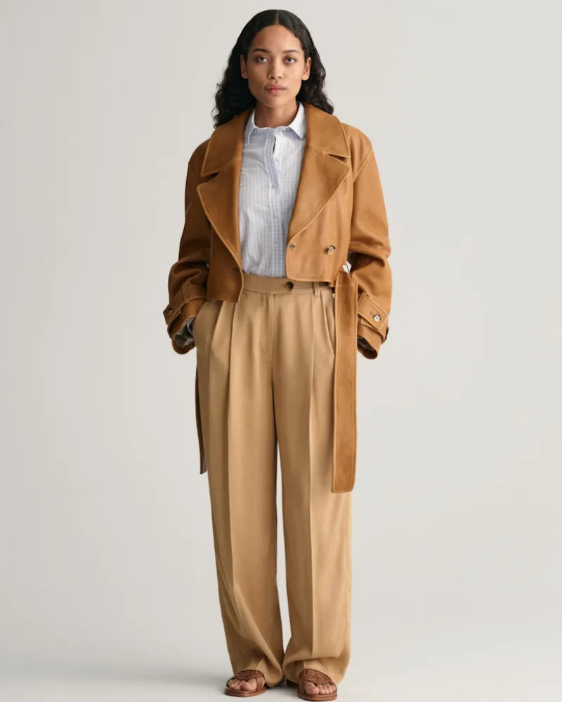 Gant Blusen*Regular Fit Popeline Bluse mit Vichy-Karo Light Blue