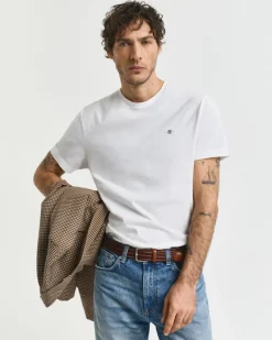 Gant Shirts|Big Boys*Regular Fit Shield T-Shirt white