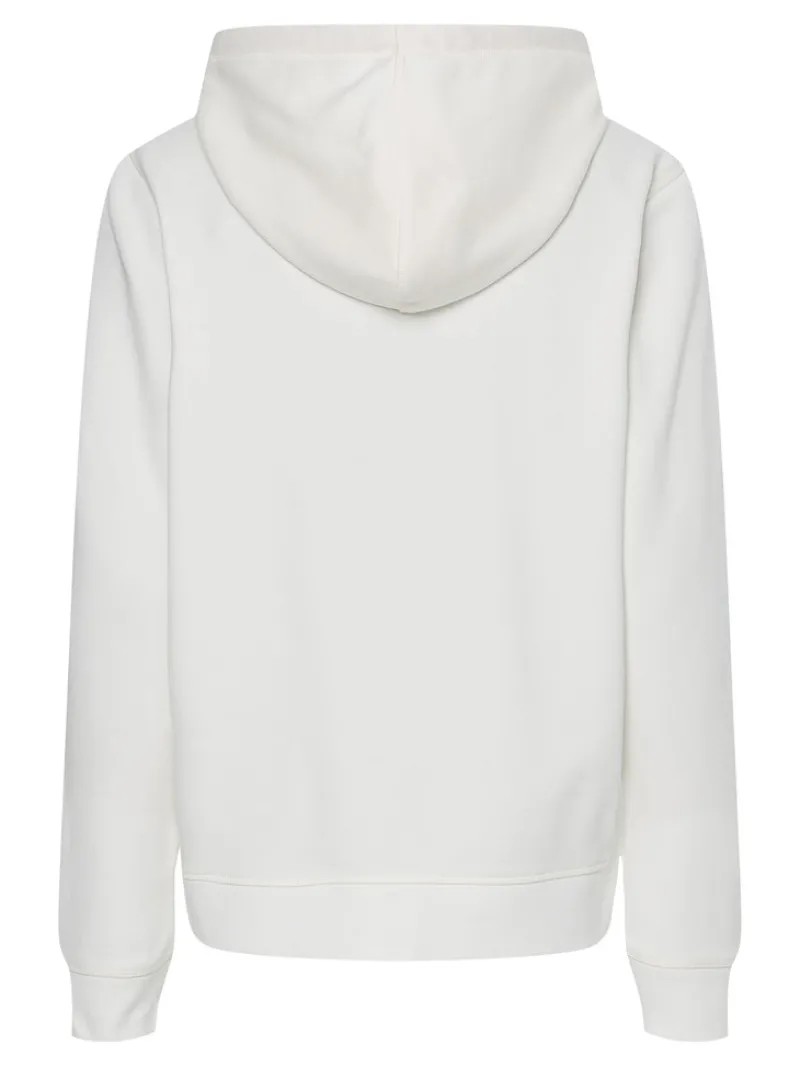 Tommy Hilfiger Pullover & Sweatshirts*REGULAR FLOCK HOODIE ecru