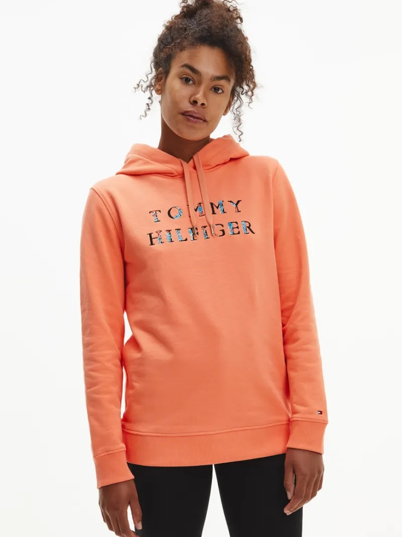 Tommy Hilfiger Pullover & Sweatshirts*REGULAR FLORAL HOODIE summer sunset