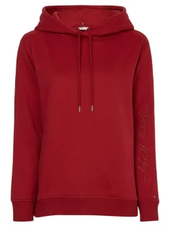 Tommy Hilfiger Pullover & Sweatshirts*REGULAR SCRIPT HOODIE regatta red