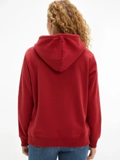 Tommy Hilfiger Pullover & Sweatshirts*REGULAR SCRIPT HOODIE regatta red