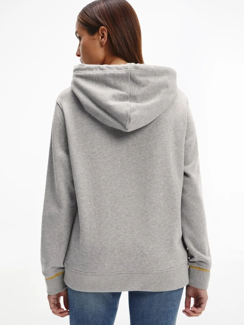 Tommy Hilfiger Pullover & Sweatshirts*REGULAR TH CRYSTAL HOODIE light grey heather