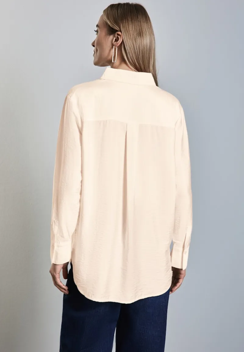 Street One Blusen*Relaxed Fit Bluse lucid white