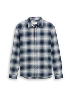 Tom Tailor Denim Hemden*Relaxed Fit Hemd mit Karomuster blue shades check