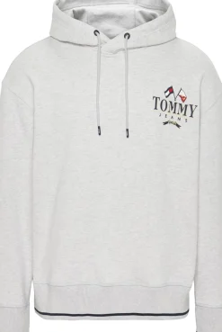 Tommy Jeans Pullover & Sweatshirts*RELAXED FIT SKATER-HOODIE MIT LOGO silver grey