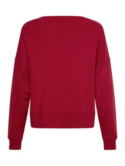Tommy Hilfiger Pullover & Sweatshirts*RELAXED SCRIPT OPEN-NK raspberry juice