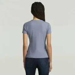 G-star Raw Shirts*Rib cap sleeve wmn amann