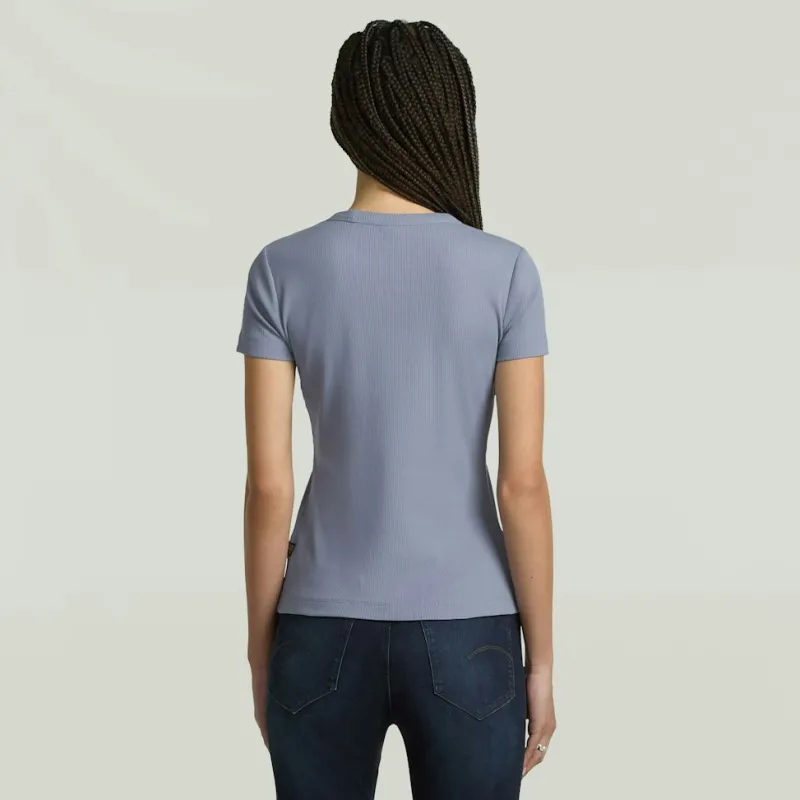 G-star Raw Shirts*Rib cap sleeve wmn amann