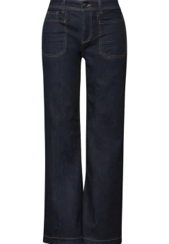 Street One Jeans*Rinsed Wide Leg Jeans rinsed wash