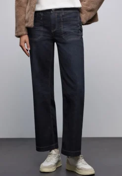 Street One Jeans*Rinsed Wide Leg Jeans rinsed wash