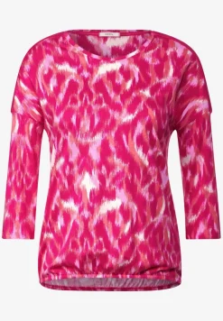 Cecil Shirts*Ripp Schulter Shirt pink sorbet