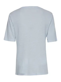 Tommy Hilfiger Shirts*RLX LINEN LYOCELL SCOOP-NK TOP breezy blue