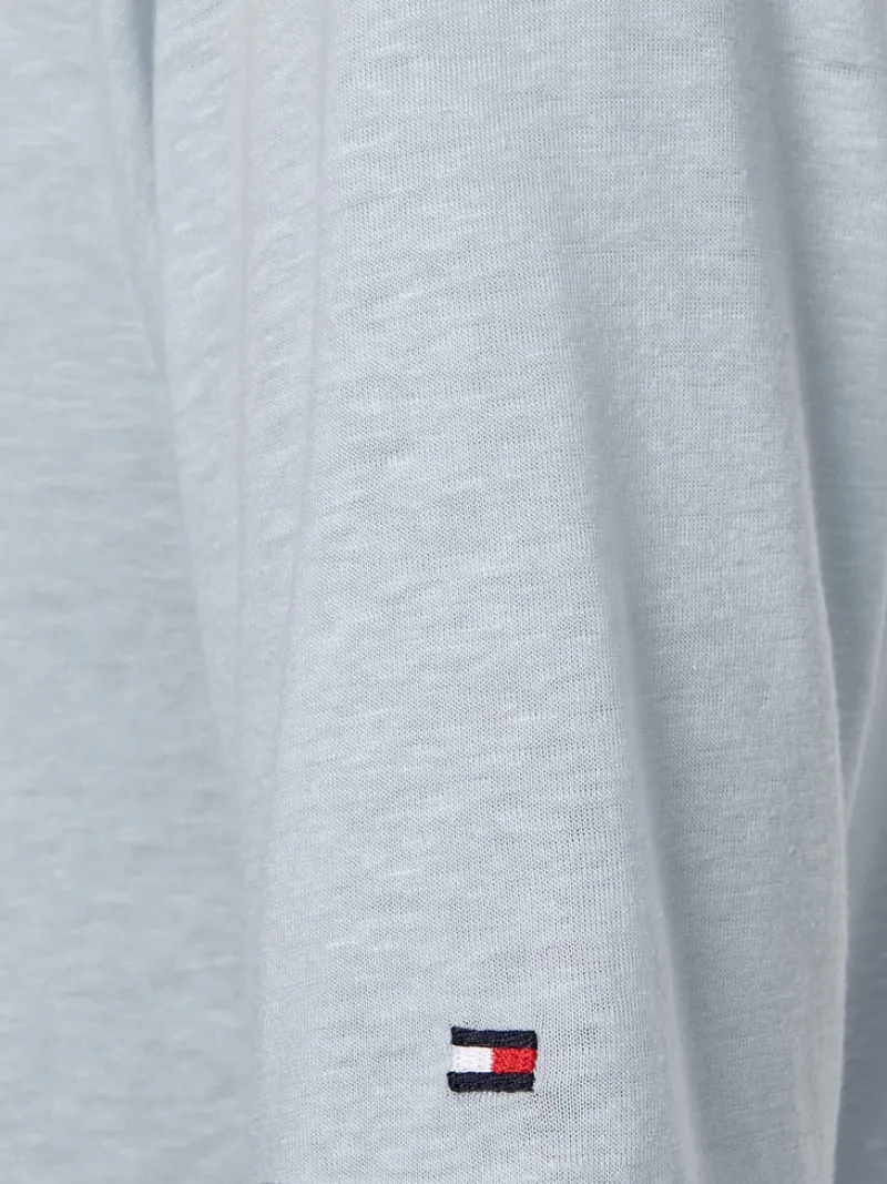 Tommy Hilfiger Shirts*RLX LINEN LYOCELL SCOOP-NK TOP breezy blue