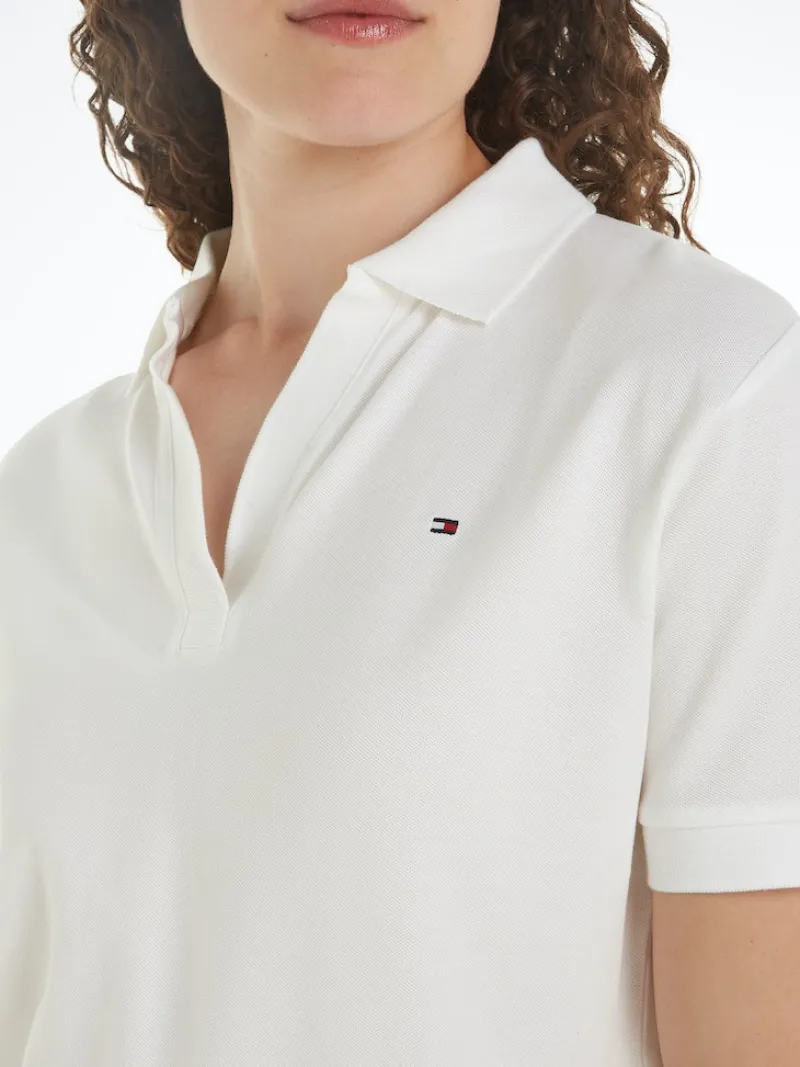 Tommy Hilfiger Shirts*RLX OPEN PLACKET LYOCELL POLO SS ecru