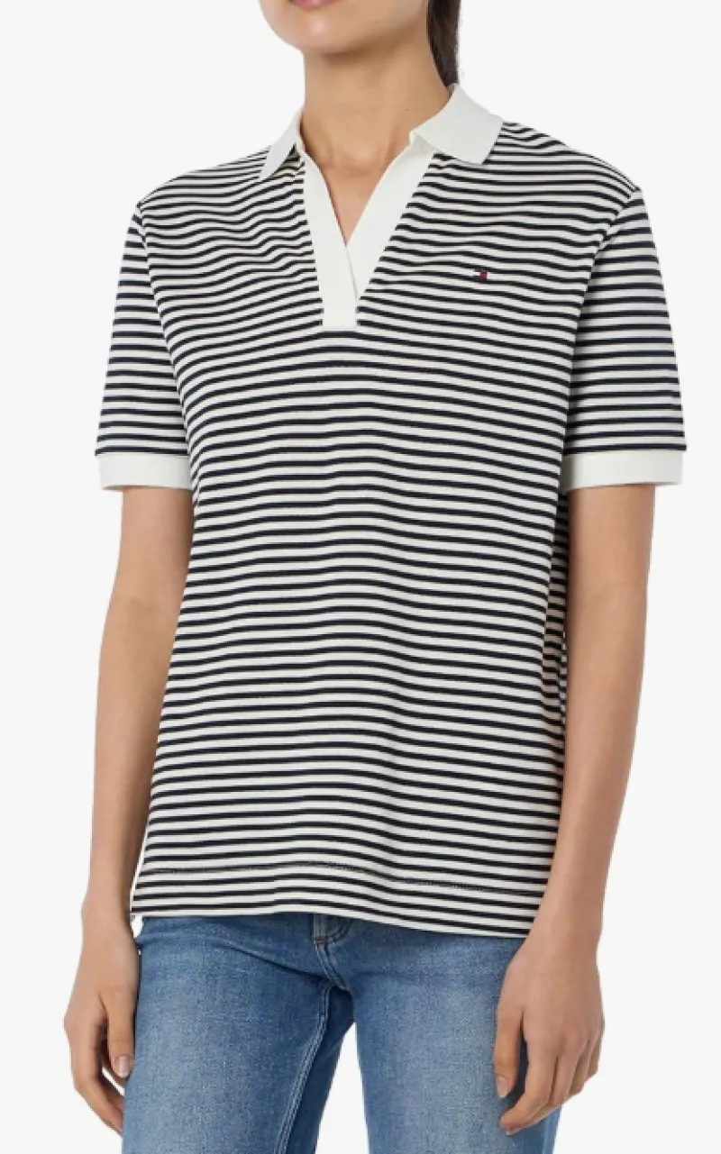 Tommy Hilfiger Shirts*RLX OPEN PLACKET LYOCELL POLO SS white