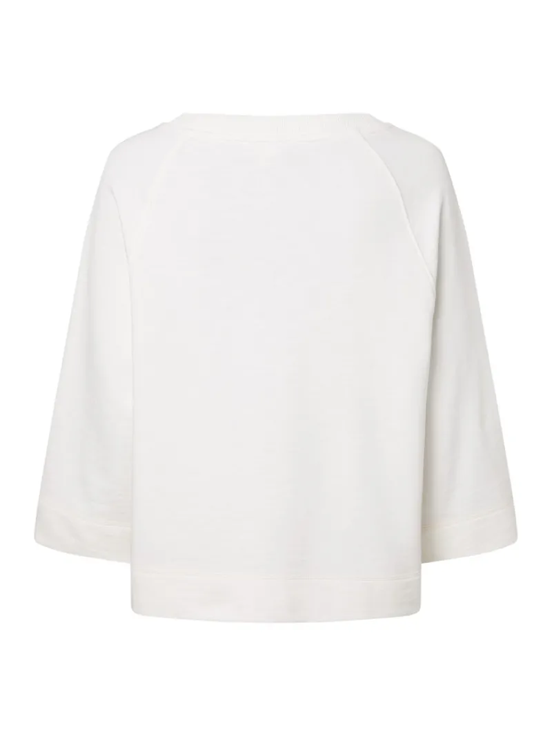 Tommy Hilfiger Pullover & Sweatshirts*RLX SLUB TERRY OPEN-NK SWTSHIRT ecru