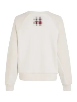 Tommy Hilfiger Pullover & Sweatshirts*RLX TEXTURE PATCH RAGLAN SWTSHRT weathered white