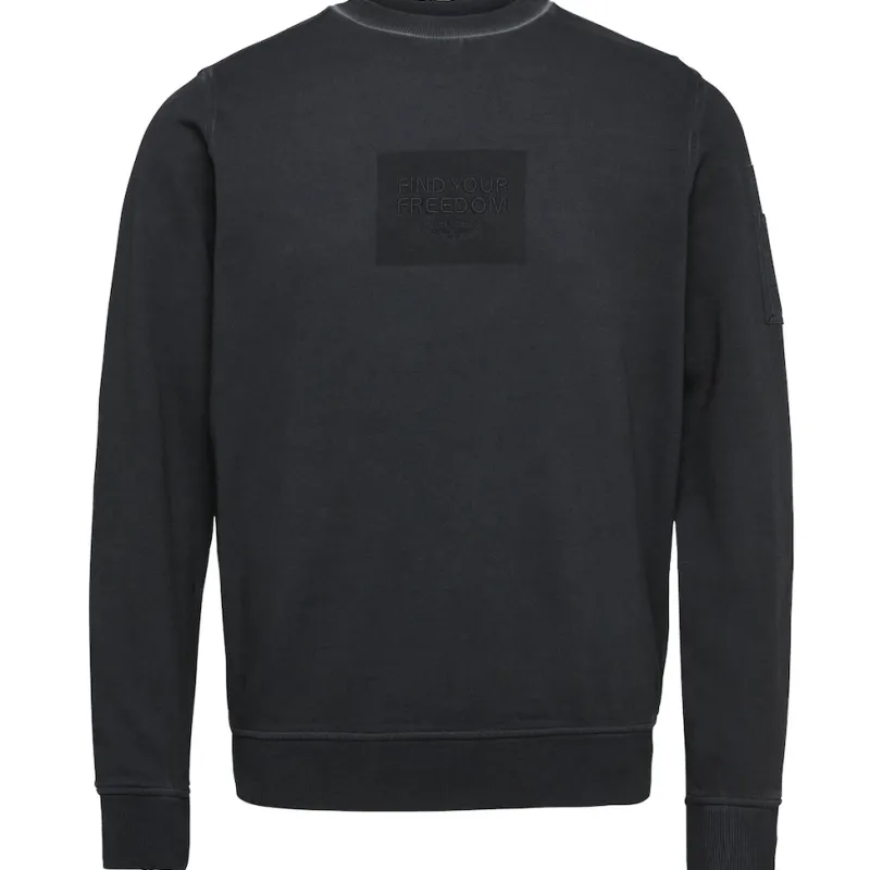 PME Legend Pullover & Sweatshirts|Big Boys*R-neck cold-dye terry Black