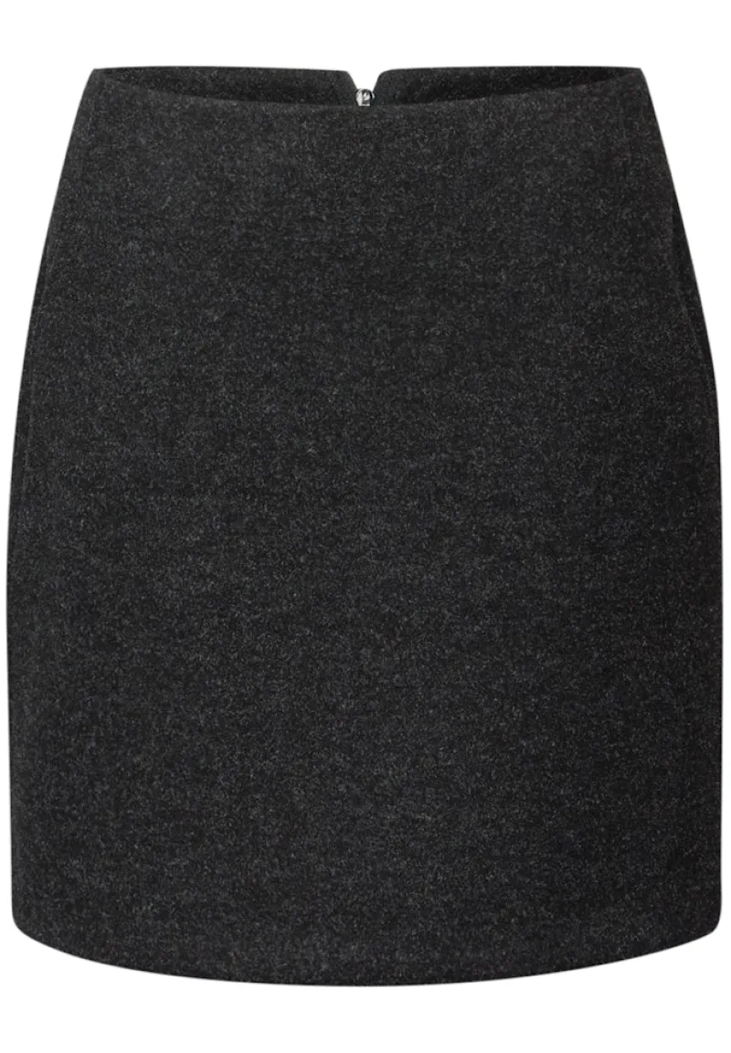 STREET ONE STUDIO Röcke*Rock in Wolloptik anthracite melange